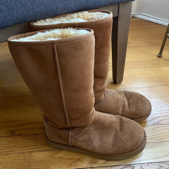 UGG Classic Tall Chestnut Boots - Picture 2 of 5